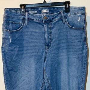 Ava & Viv - 20 - High Rise Skinny Denim - Light Blue